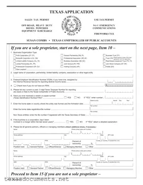 Fill Your Texas Ap 201 Form