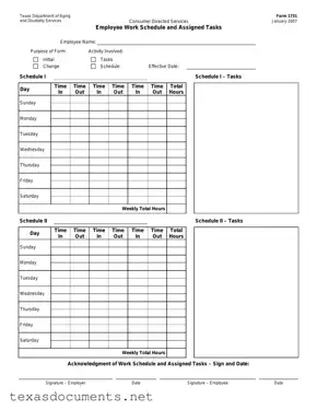 Fill Your Texas Department Of Aging And Disability Services Form