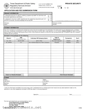 Fill Your Texas Department Of Public Safety Form