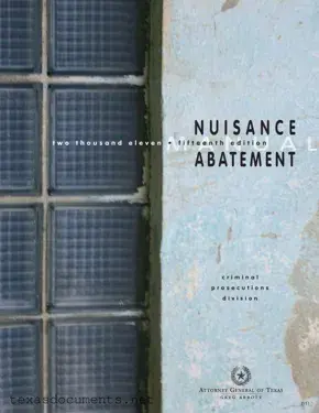 Fill Your Texas Nuisance Abatement Form