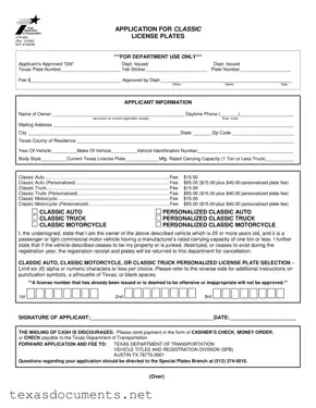 Fill Your Texas Vtr 850 Form