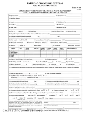 Fill Your Texas W 14 Form