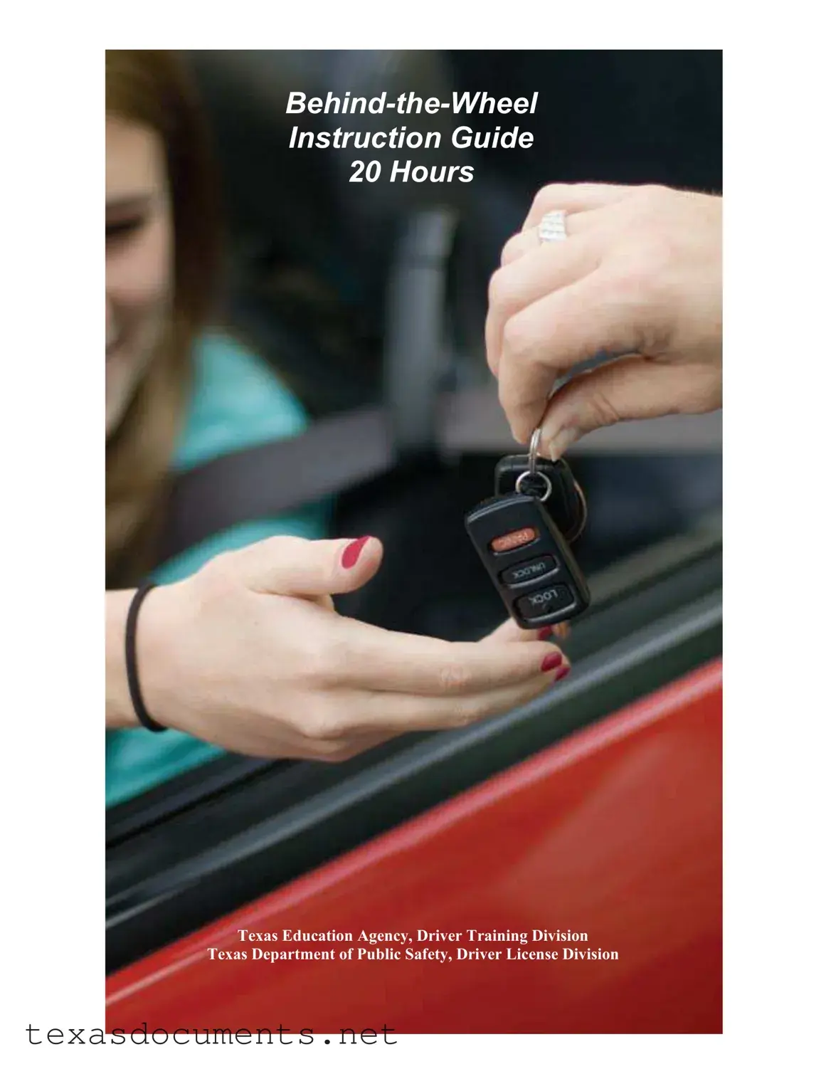 Fill Your Texas Behind Wheel Form